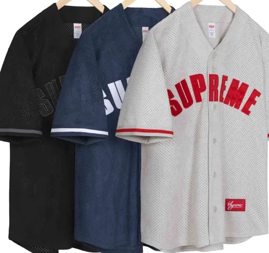short baseball 24SS JERSEY BASEBALL suede mesh MESH ULTRASUDE sleeved 0824